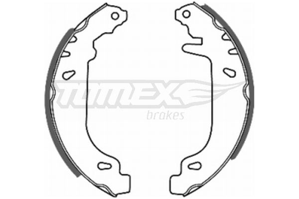 TOMEX BRAKES stabdžių trinkelių komplektas TX 20-41